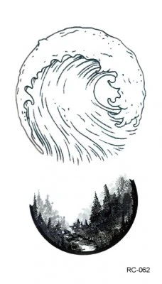 Wave and forest