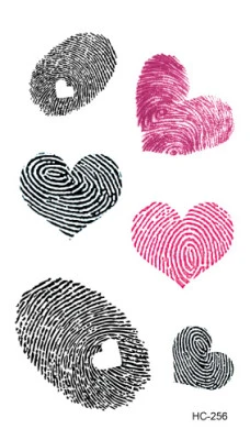 Finger & heart prints
