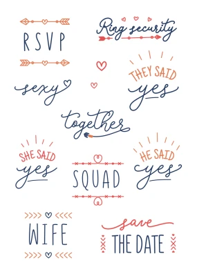 Wedding Message Set